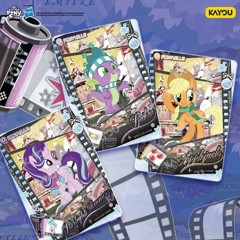 KAYOU My Little Pony Fun Shadow Pack 6th Edition, Official Authentic Collectible Cards, One Full Box (Contains 30 Packs)