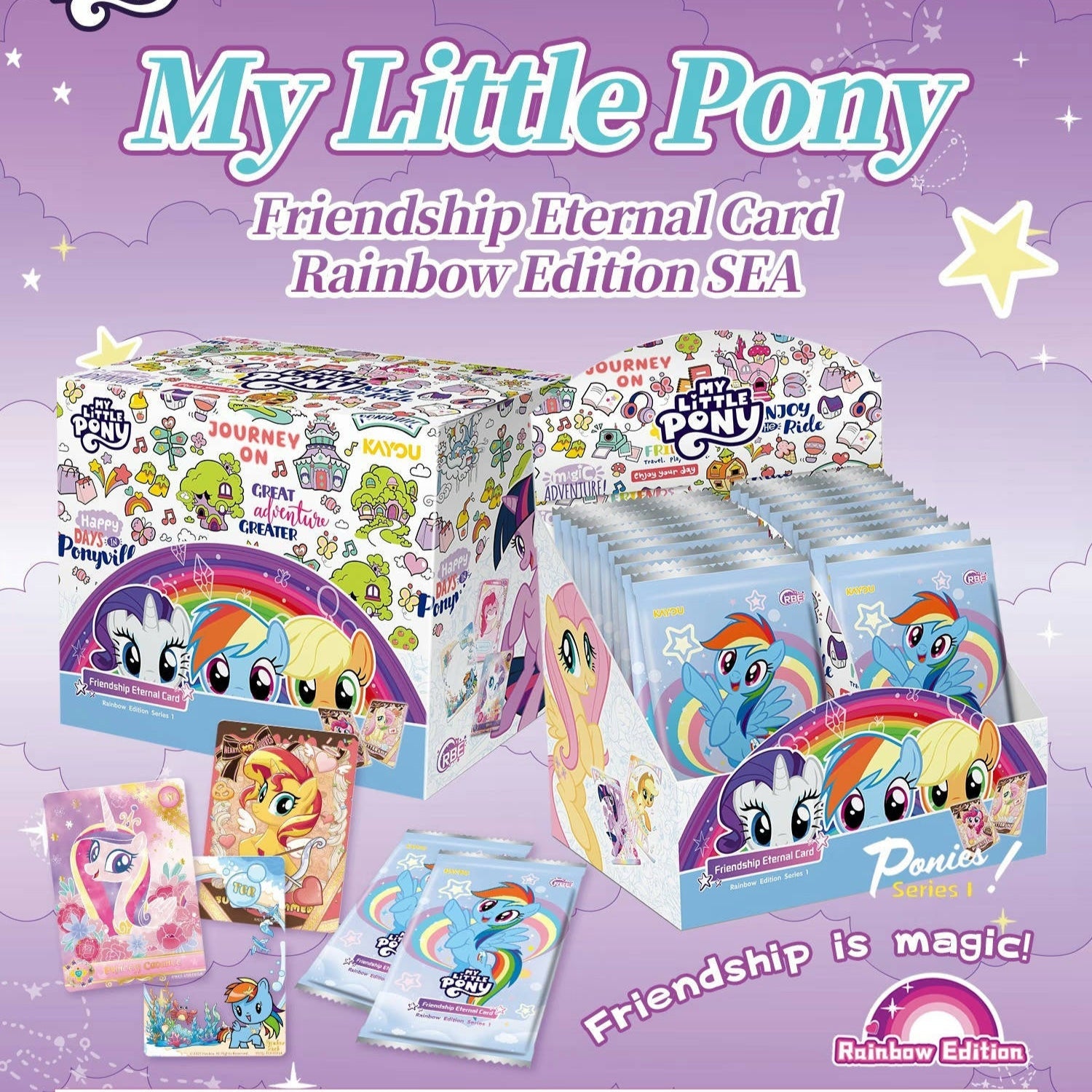 KAYOU My Little Pony-Friendship Eternal CardRainbow Edition SEA English Version