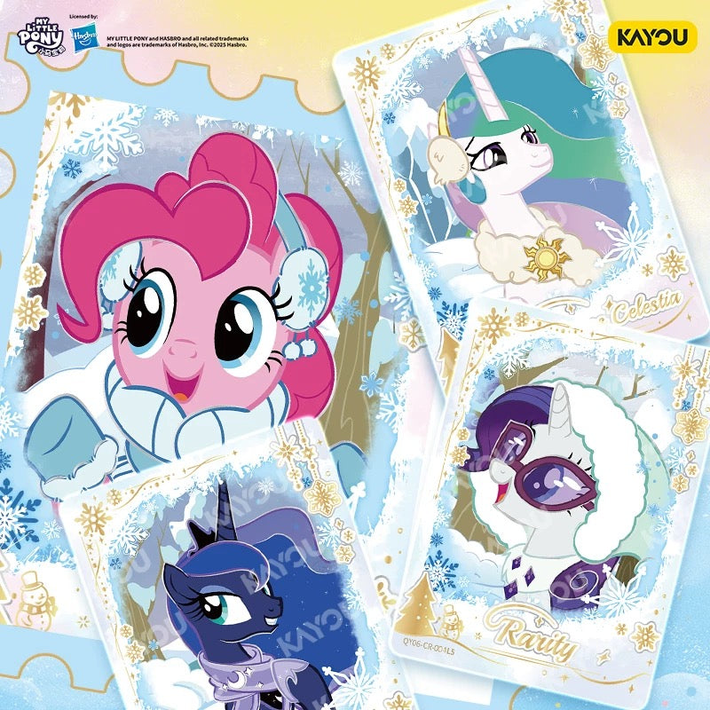 KAYOU My Little Pony Fun Shadow Pack 6th Edition, Official Authentic Collectible Cards, One Full Box (Contains 30 Packs)