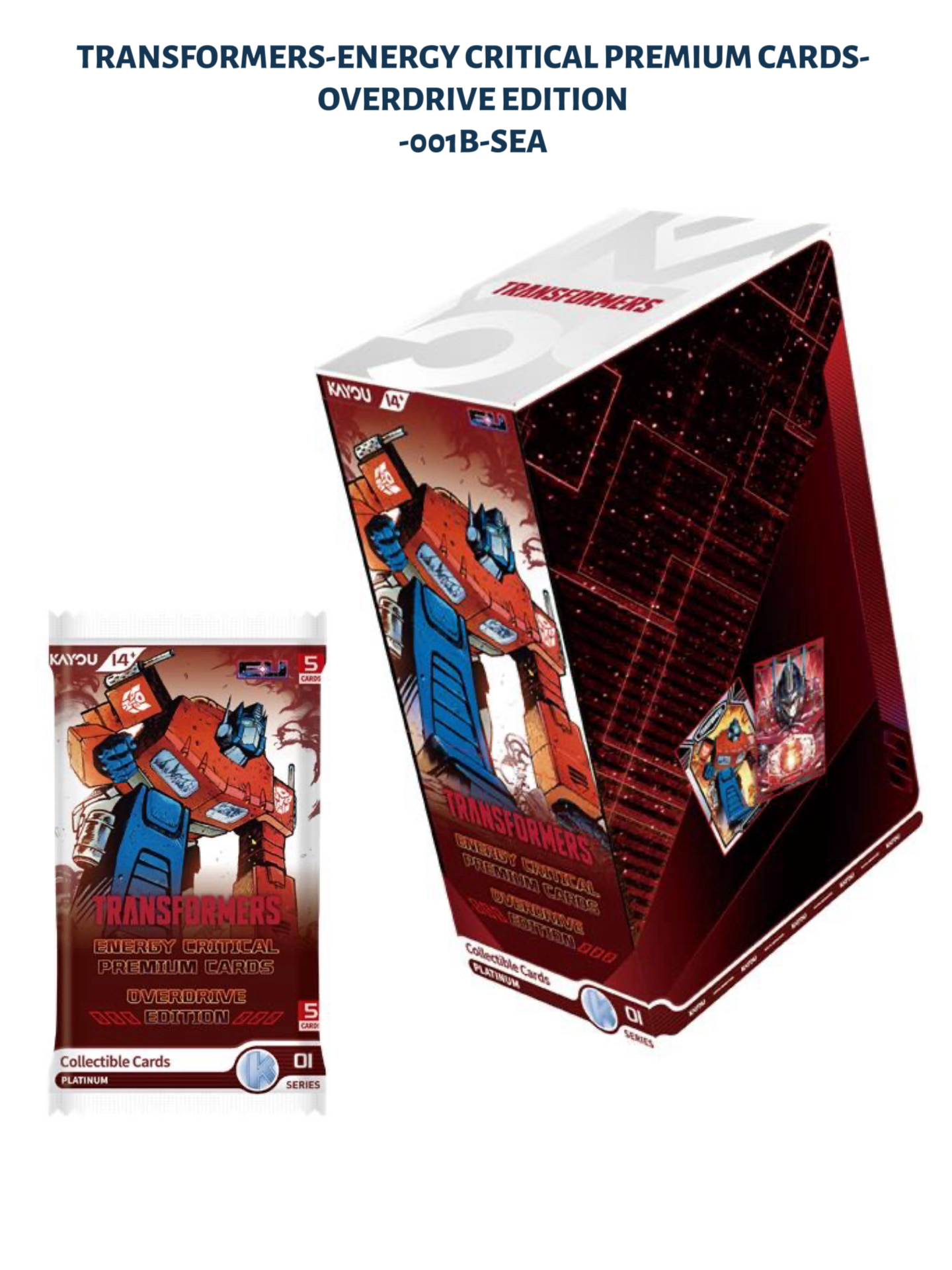 TRANSFORMERS-ENERGY CRITICAL PREMIUM CARDS-OVERDRIVE EDITION
 -001B-SEA