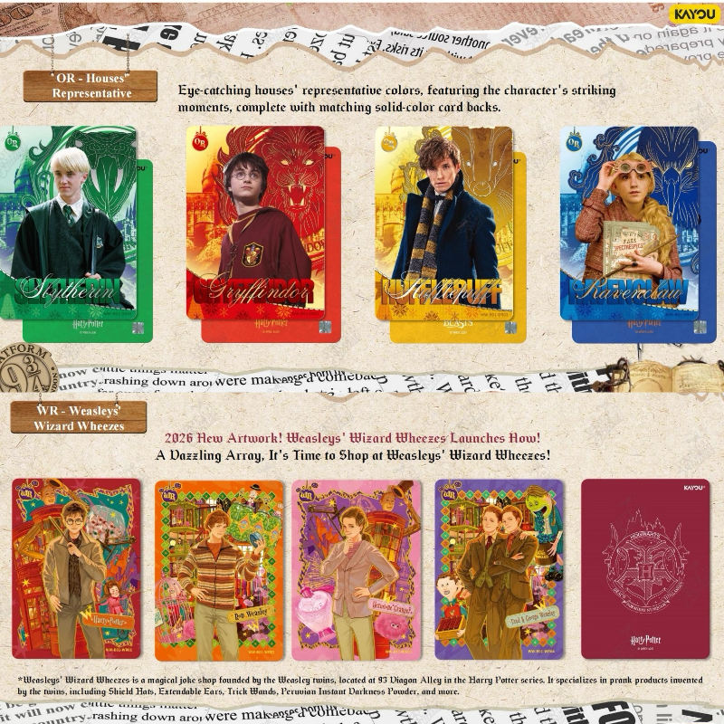 KAYOU Harry Porter-Wizards' Collectible Cards-Departure Edition-SEA