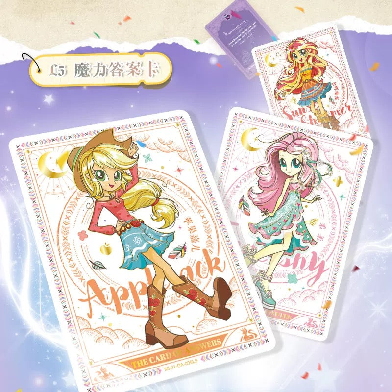 KAYOU MY Little Pony Magic Book Friendship Soundburst Card Equestria Girls Official Card Game My Little Pony Magic Book - A whole box of Friendship Soundburst Cards My Little Pony Girls Official Cards