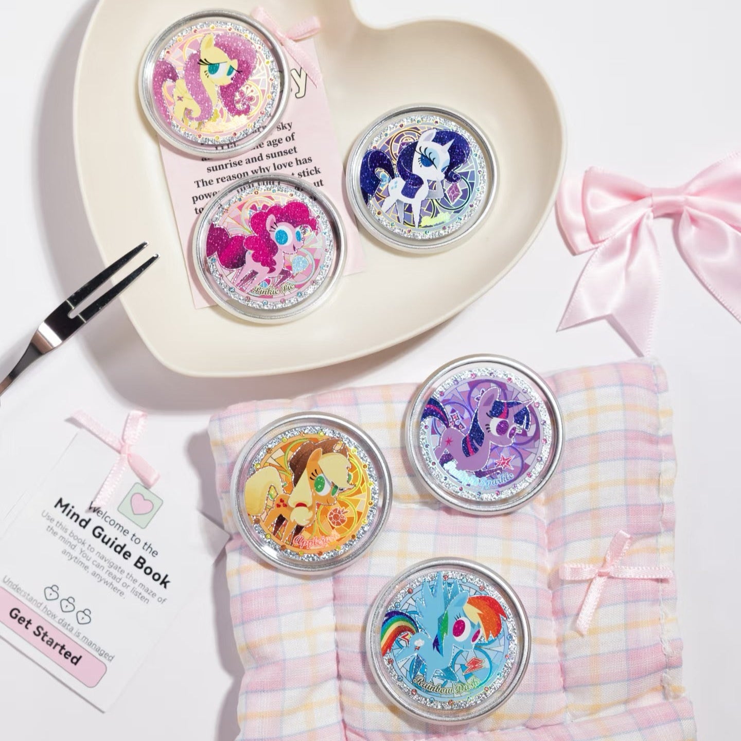 Card Game ✨ My Little Pony - Double-Sided Candy Badges - Starry Night Edition - 10 badges per box
