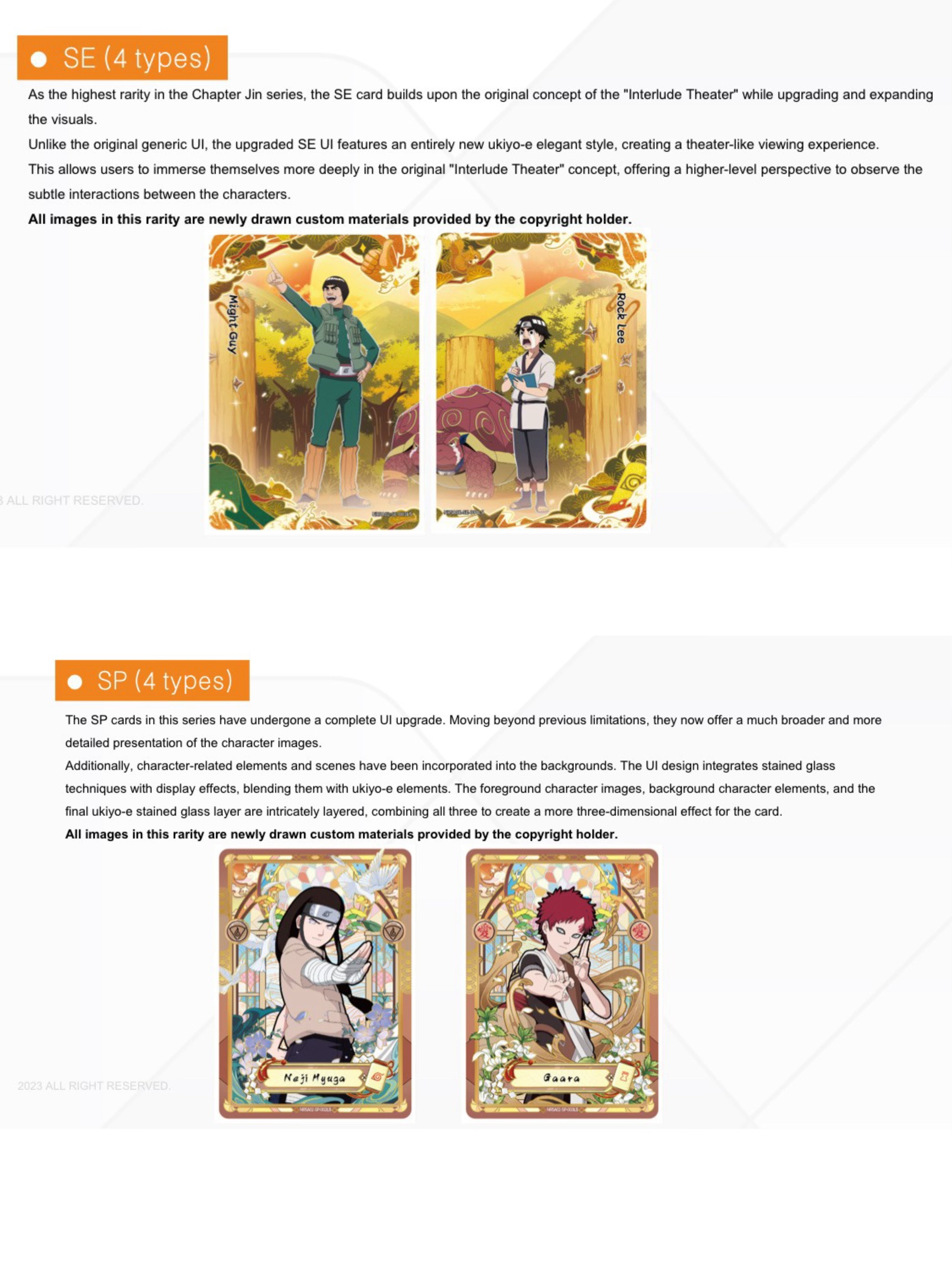 KAYOU NARUTO - Smriti Collectible Card - Chapter Jin Series 2 SEA NARUTO Trading Cards (English version)