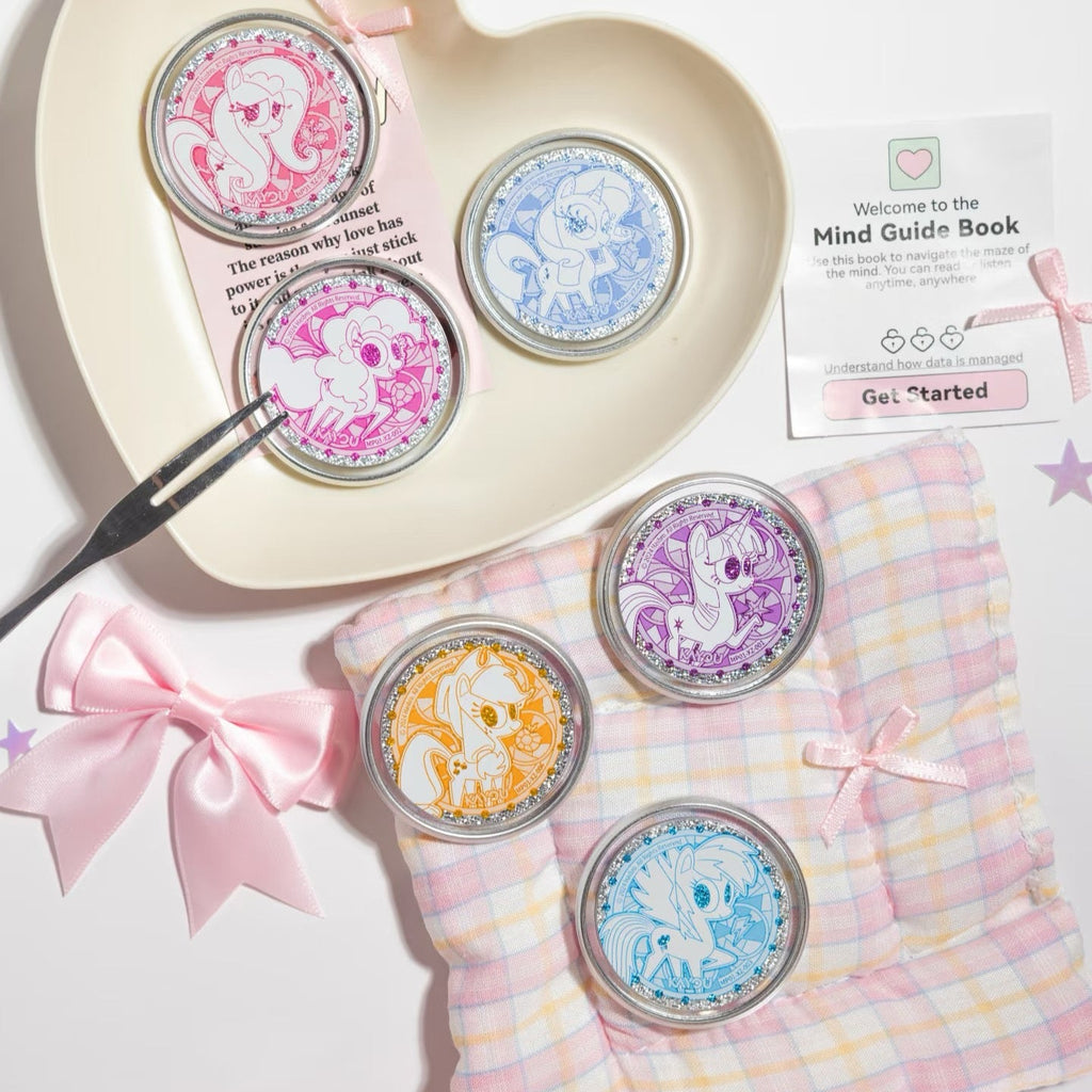 Card Game ✨ My Little Pony - Double-Sided Candy Badges - Starry Night Edition - 10 badges per box