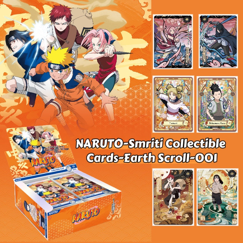 KAYOU NARUTO-Smriti Collectible Cards - Earth Scroll-001 (English Version) - Naruto Collectible Card Game