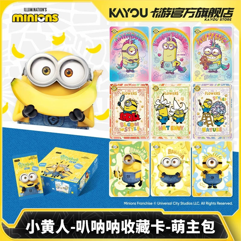 KAYOU Minions "Bana Bana" Collectible Cards Cute Master Pack CR Card
 Minions Card Game - Cute Collection Pack