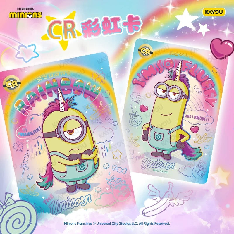 KAYOU Minions "Bana Bana" Collectible Cards Cute Master Pack CR Card
 Minions Card Game - Cute Collection Pack