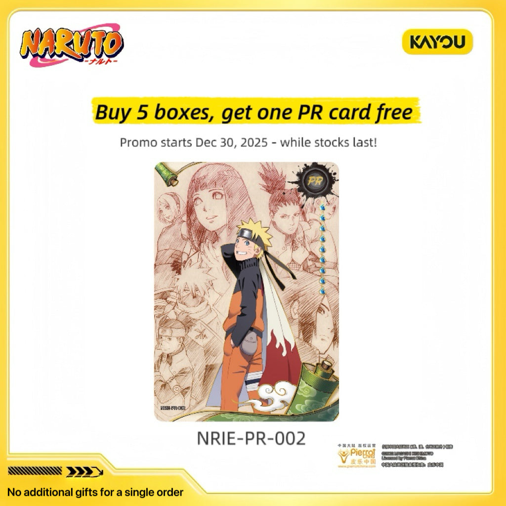 KAYOU NARUTO - Smriti Collectible Card - Chapter Jin Series 2 SEA NARUTO Trading Cards（English version）卡遊火影忍者傳承典藏卡陣之章英文版